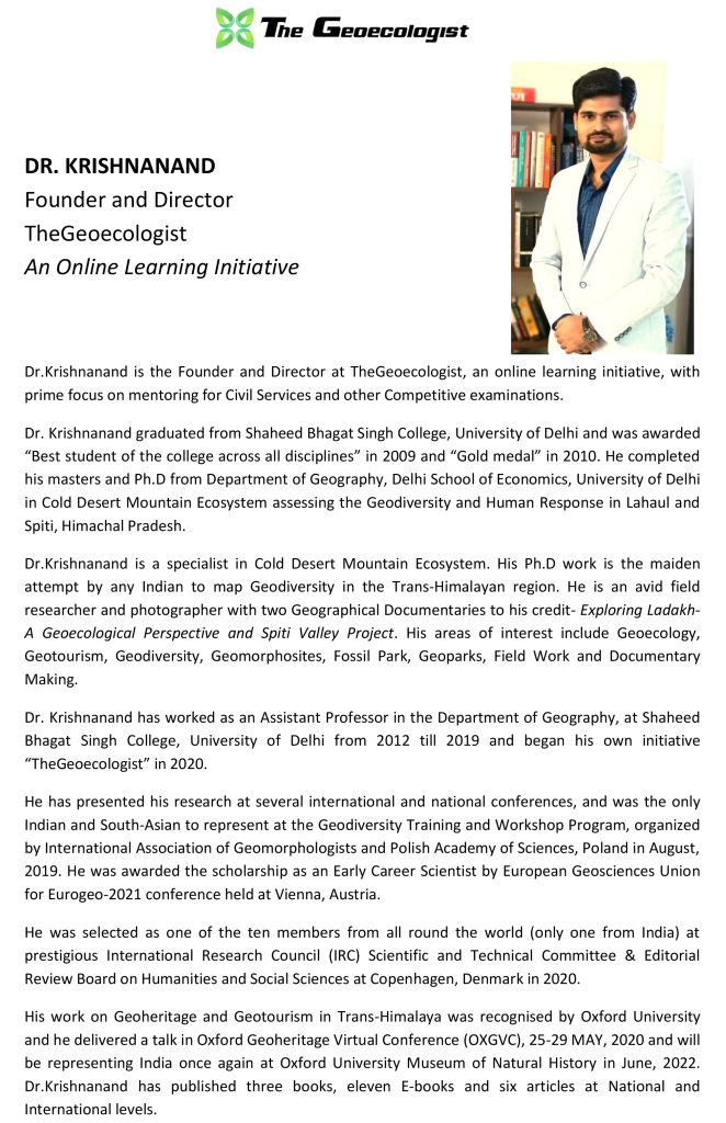 Dr. Krishnanand Bio