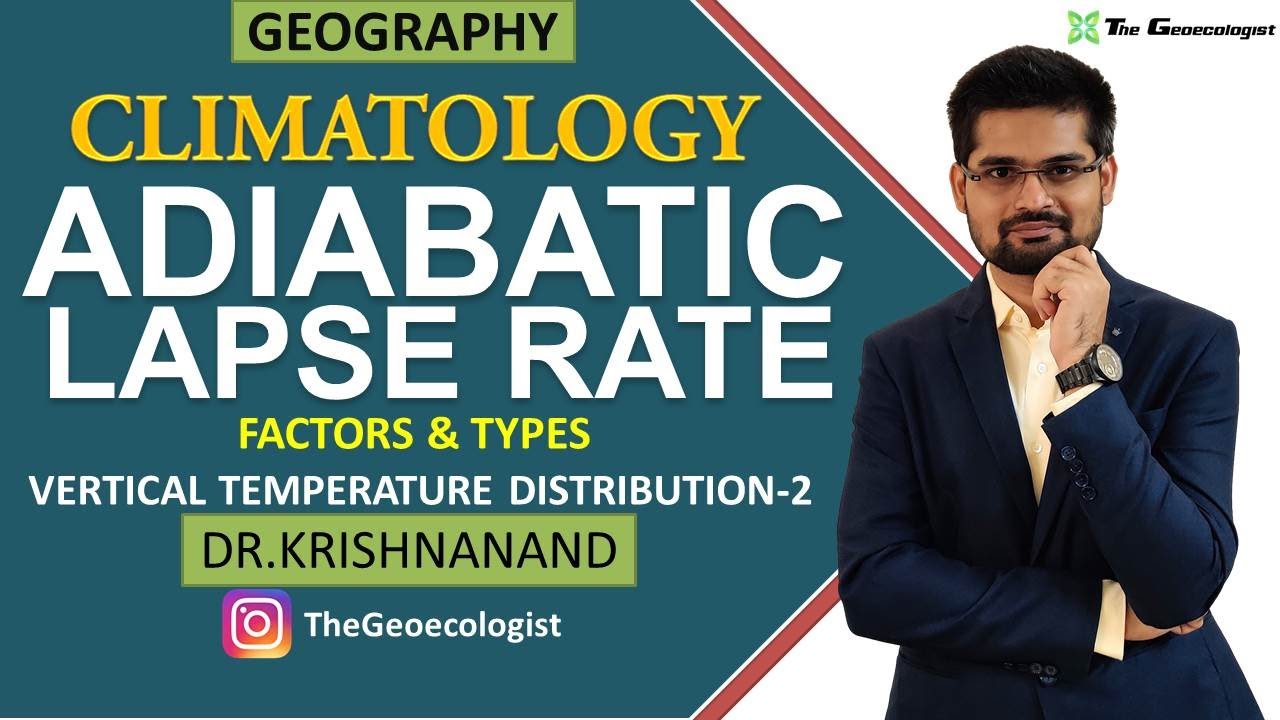 Adiabatic Lapse Rate | Factors and Types | Climatology | Dr. Krishnanand