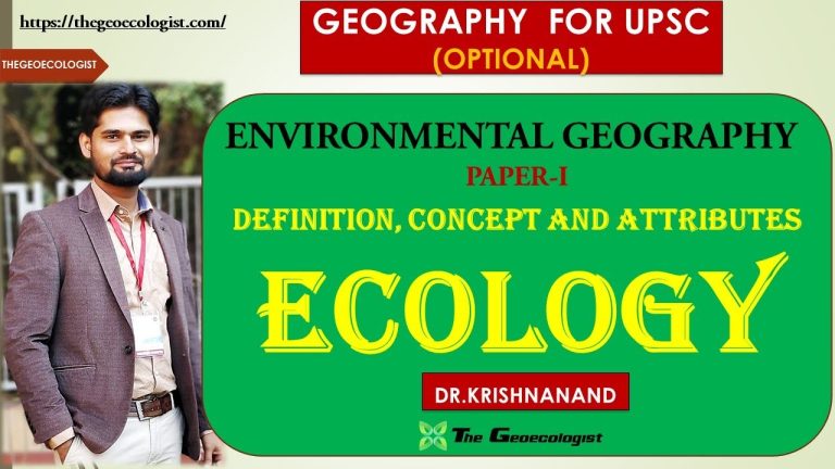 ECOLOGY: DEFINITION, CONCEPT AND ATTRIBUTES | ENVIRONMENTAL GEOGRAPHY ...