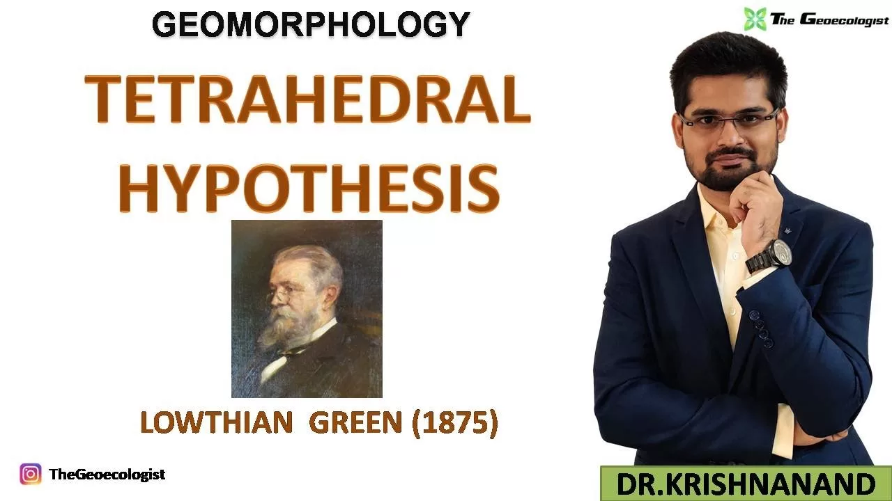 Tetrahedral Hypothesis of Lowthian Green | Tetrahedral Hypothesis in Geography |  Dr. Krishnanand