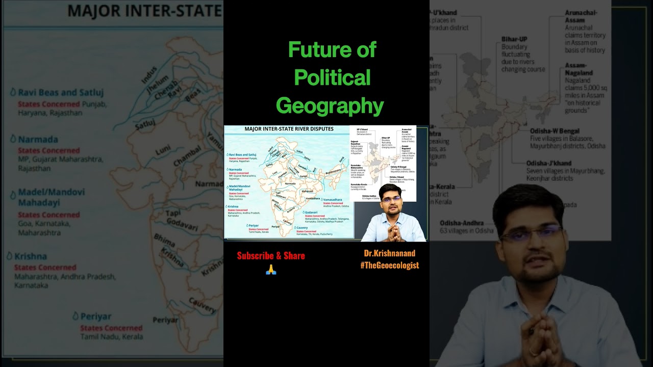Scope& Future of Political Geography- Geoecologist #shorts