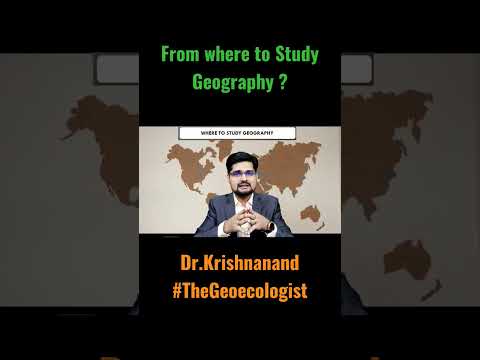 Source of Study- Geography Optional- Geoecologist #shorts