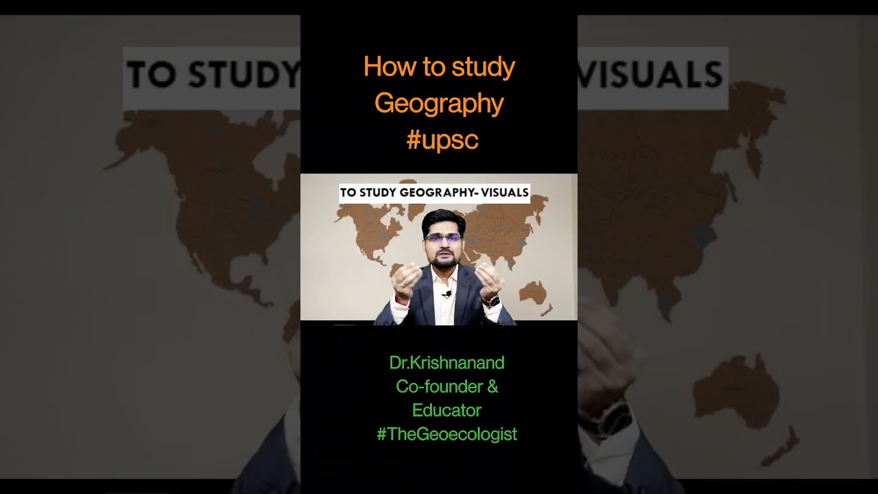 Best way to study Geography - Geoecologist #shorts