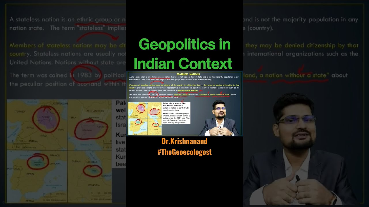 Geography of India-Geopolitics- Geoecologist #shorts
