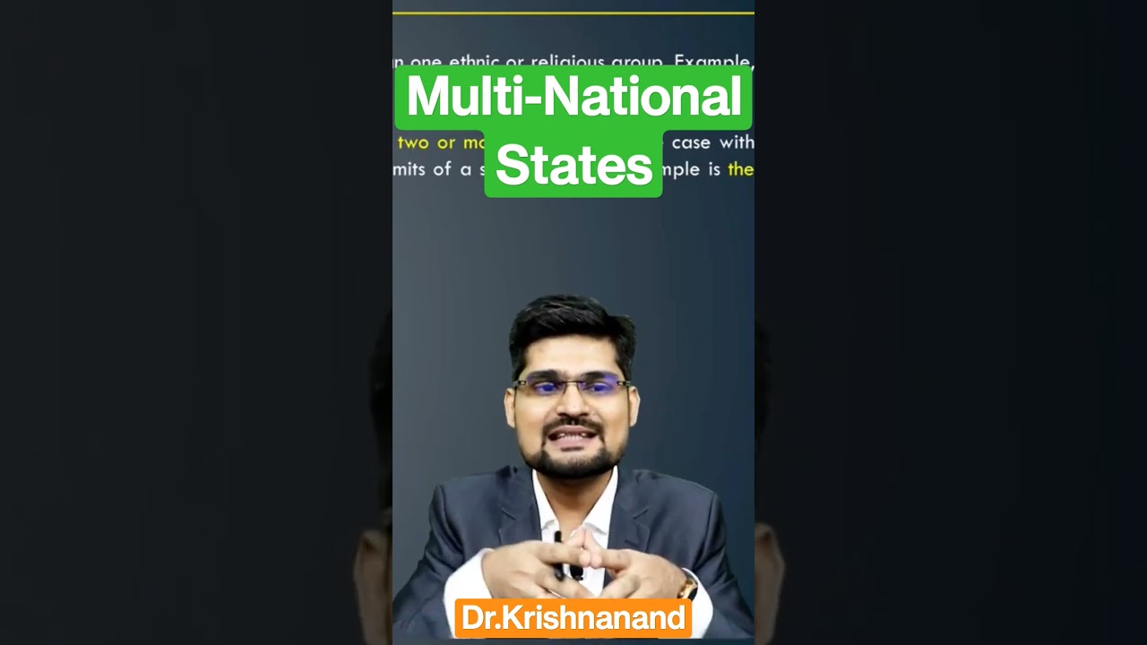 Multinational States- Nation State- Geoecologist#shorts