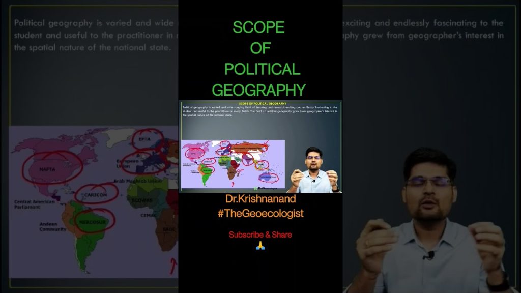 Scope of Political Geography Geoecologist shorts TheGeoecologist