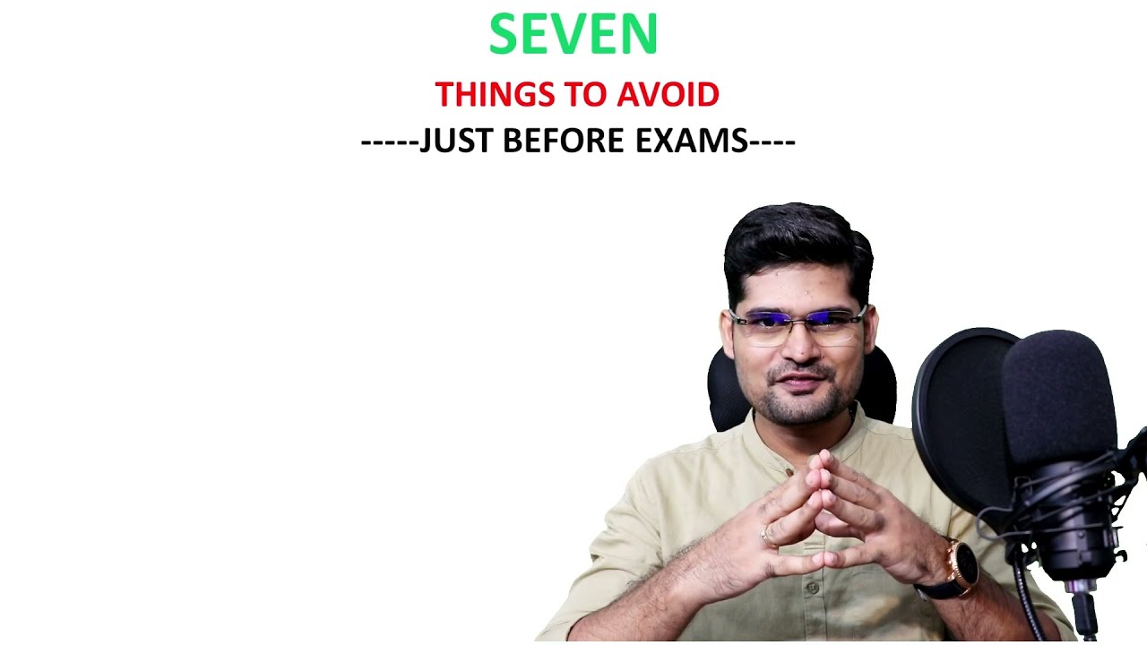 Things to avoid just before exams-geoecologist-UPSC #shorts