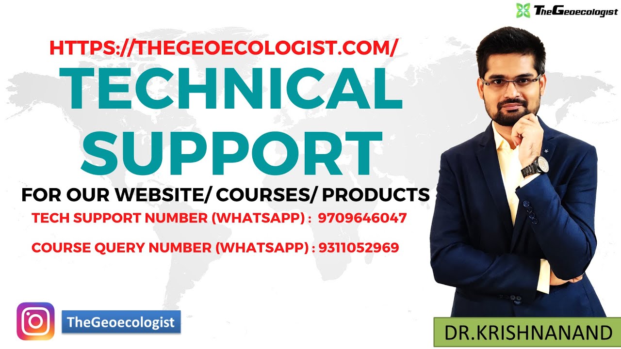 Geoecologist-Technical Support Contact- UPSC- BPSC Course