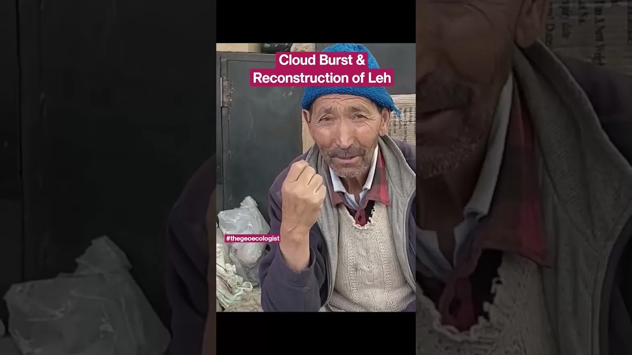 Cloud burst & Reconstruction of Leh- Ladakh - India #shorts