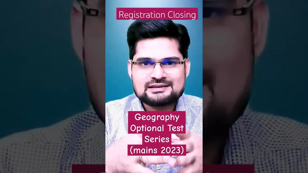 Geography Optional Test Series- Mains 2023 #shorts #upsc