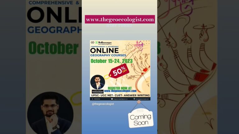 Geography Optional Upsc Ugc Net Geography Paper 2 Upsc Shorts