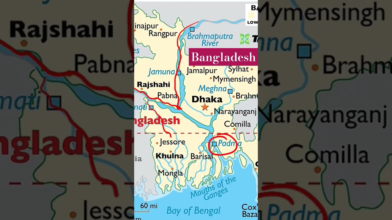 Geography of Bangladesh #upsc #shorts