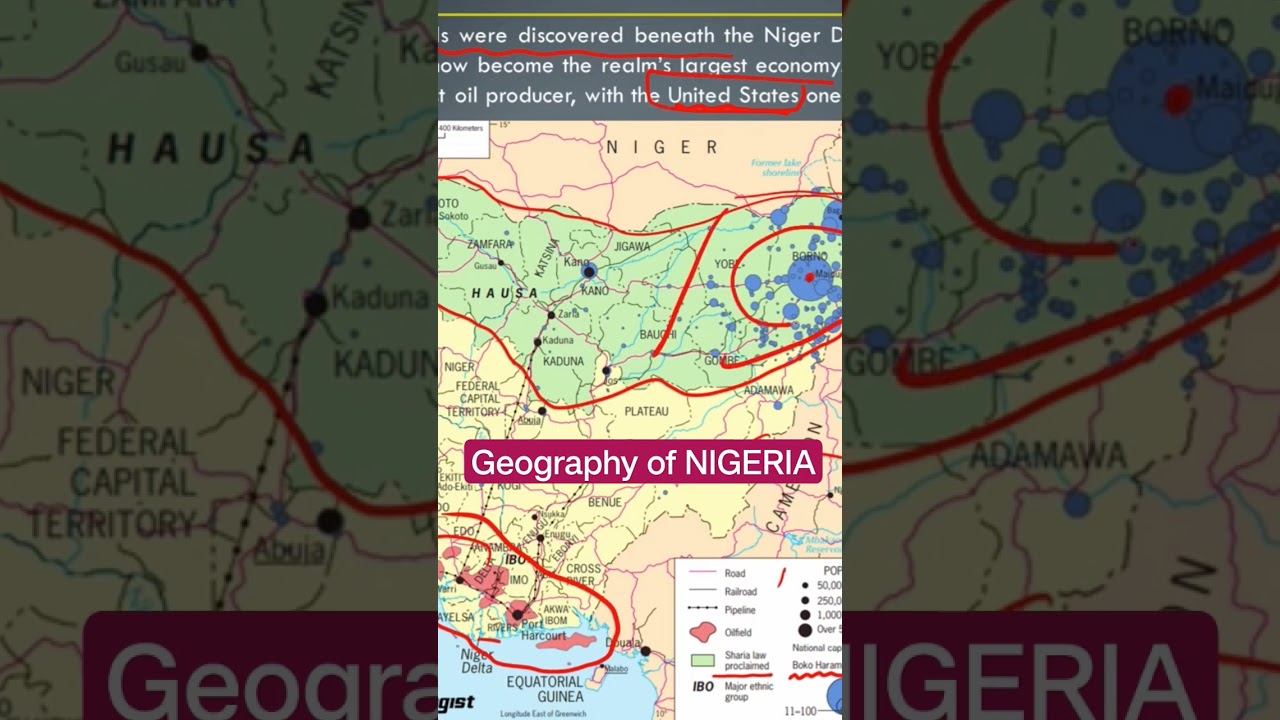 Geography of Nigeria- Oil Fields #bokoharam  #upsc #viral #shorts