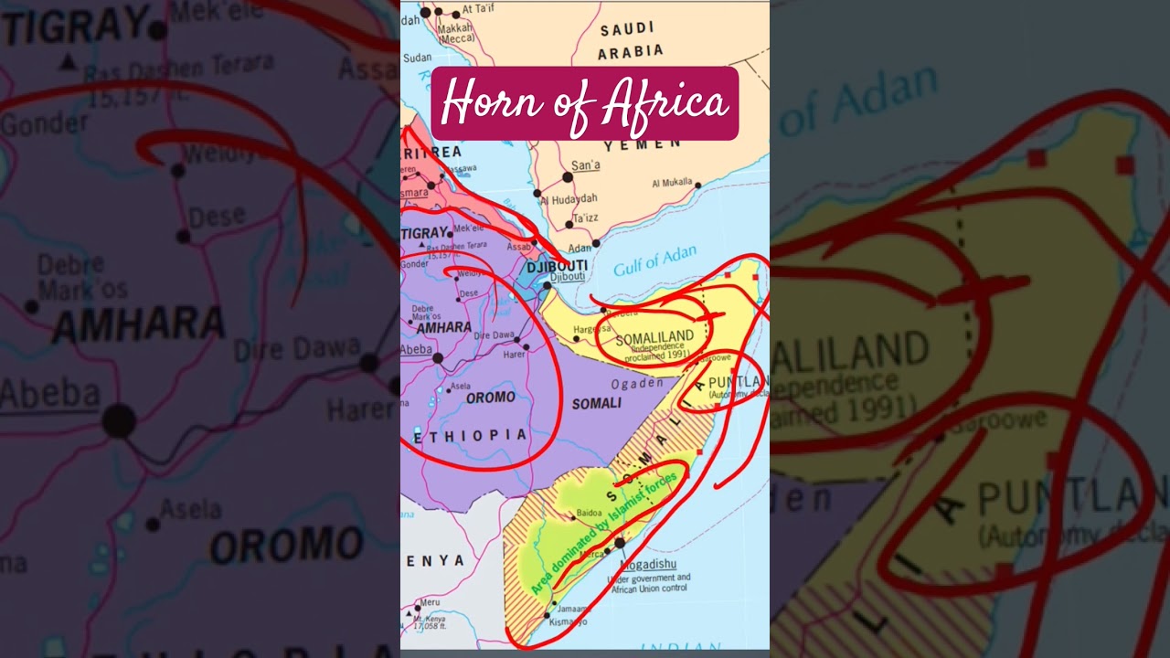 Horn of Africa- Somalia #upsc #viral #shorts