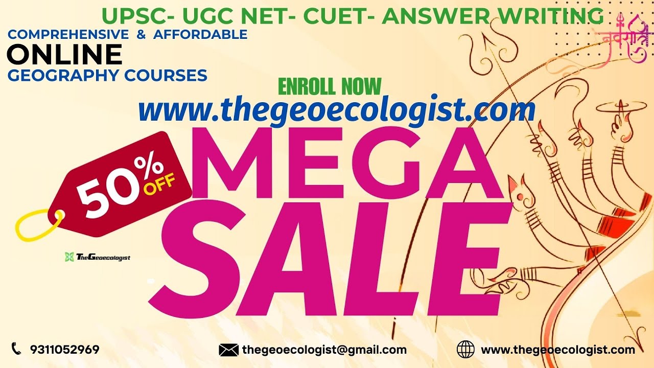 Online Geography Courses #upsc  #ugcnet #thegeoecologist