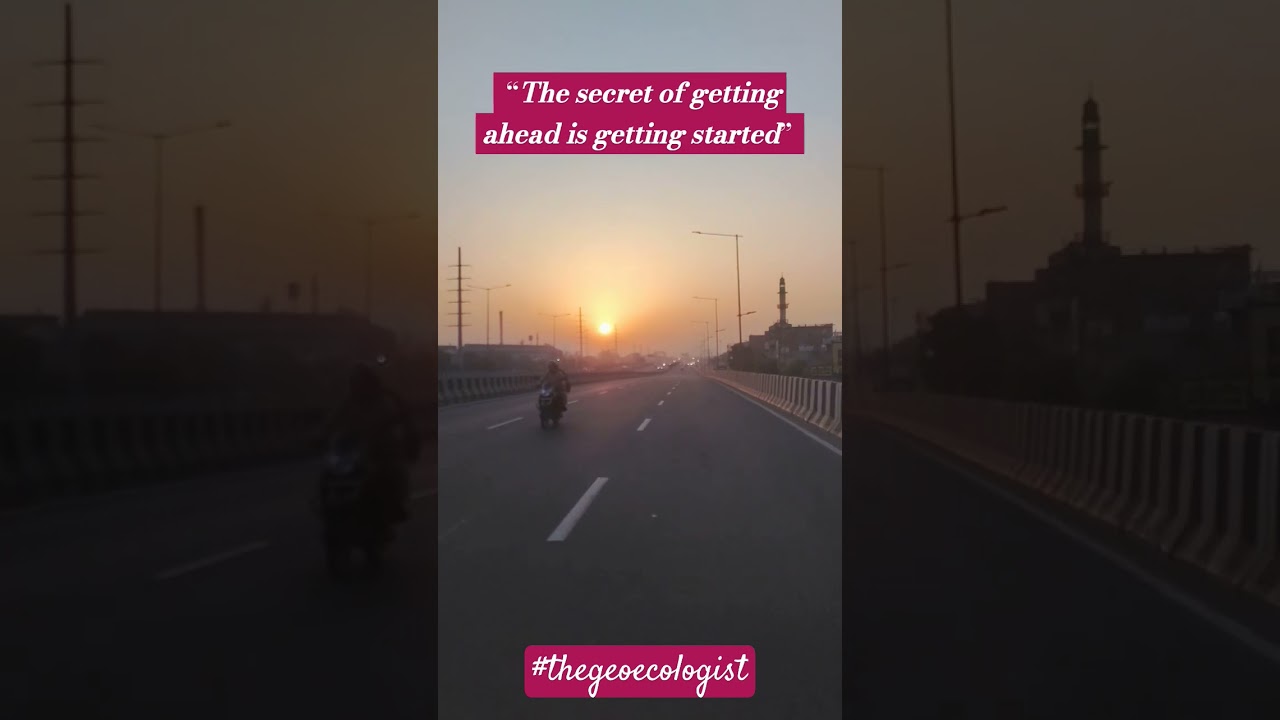 The secret of getting ahead is getting started #upsc #shorts