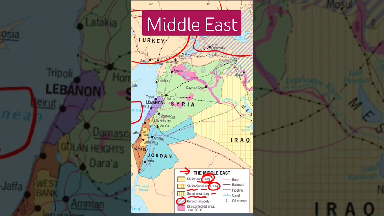 Why is it called Middle East- Israel-Palestine  #shorts