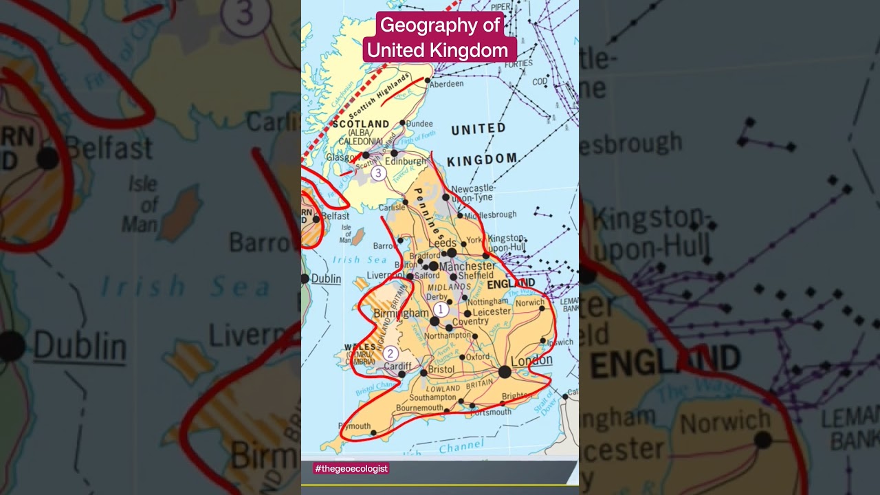 Geography of the United Kingdom (UK)- thegeoecologist #viralvideo #upsc #shorts