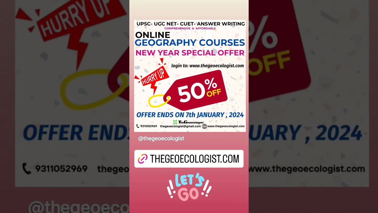 Best Geography optional course- ugc net geography course- thegeoecologist #shorts #upsc
