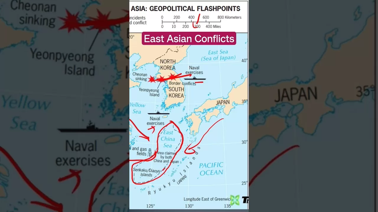 East Asian Geopolitics- South China Sea #shorts