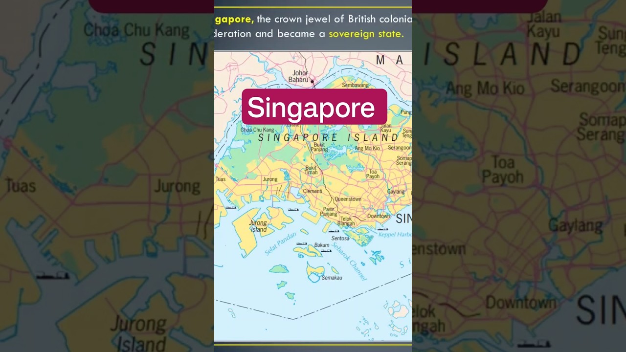 Geography of Singapore - Singapore's Development #upsc #shorts