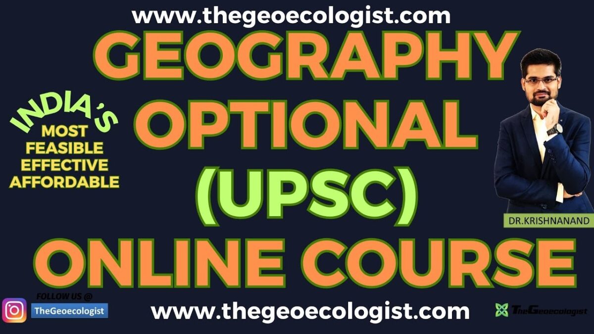 Best Geography Optional Course-UPSC #thegeoecologist