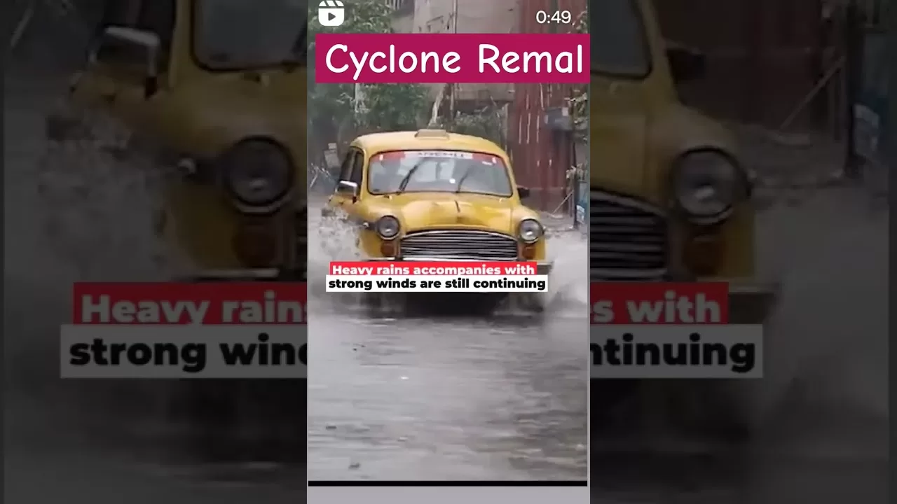 Cyclone Remal #kolkata #remalcyclone #viral #shorts