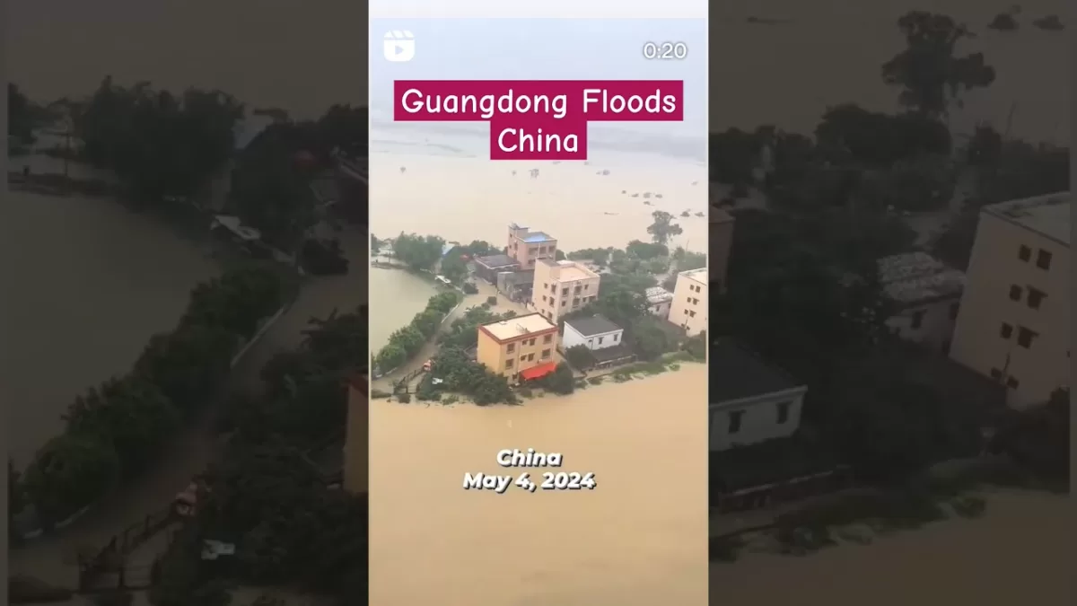 Guangdong Floods- China #viral #disasters #climatechange #shorts