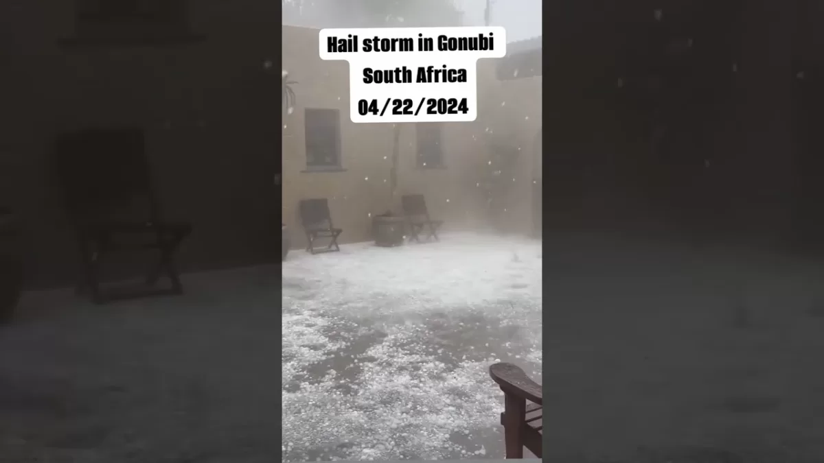 Hail Storm - Gonubie #southafrica #viral #disaster #shorts