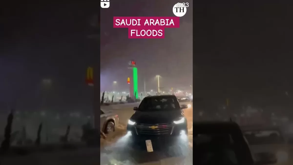 Saudi Arabia Floods- Climate Change Impact #viral #shorts