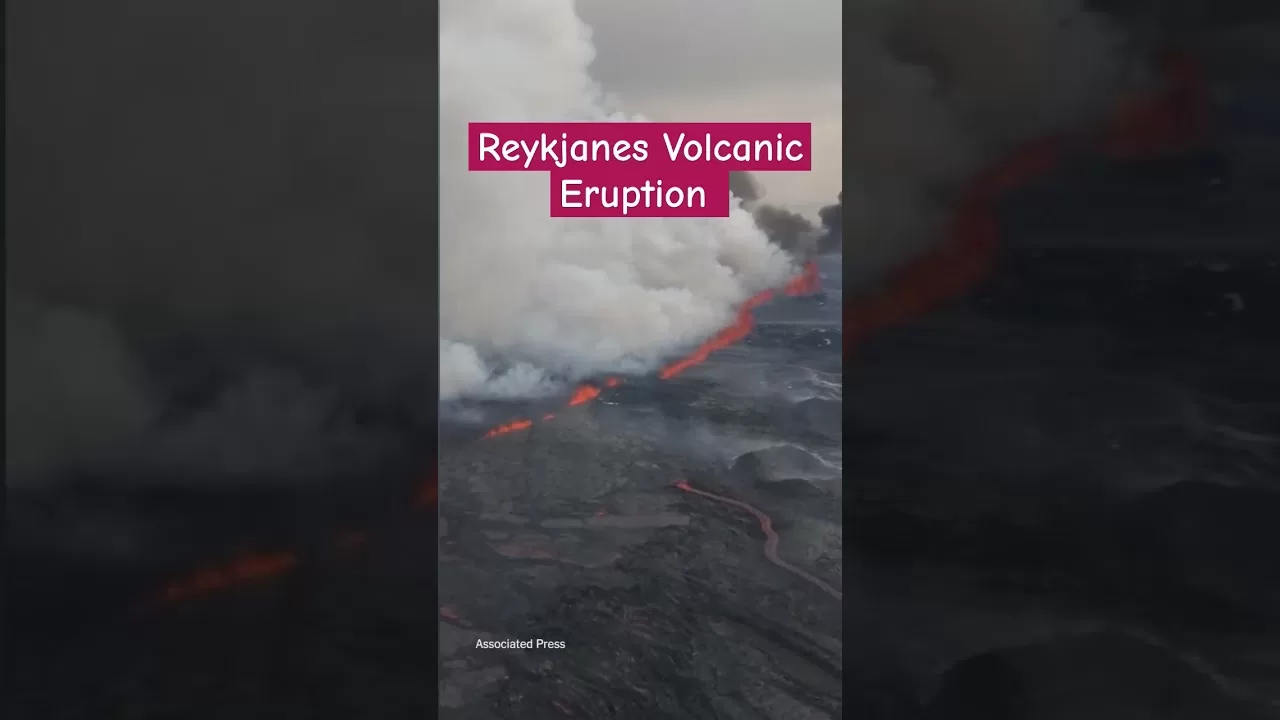 Reykjanes Volcanic Eruption #reykjanes #volcaniceruptions #viral #shorts