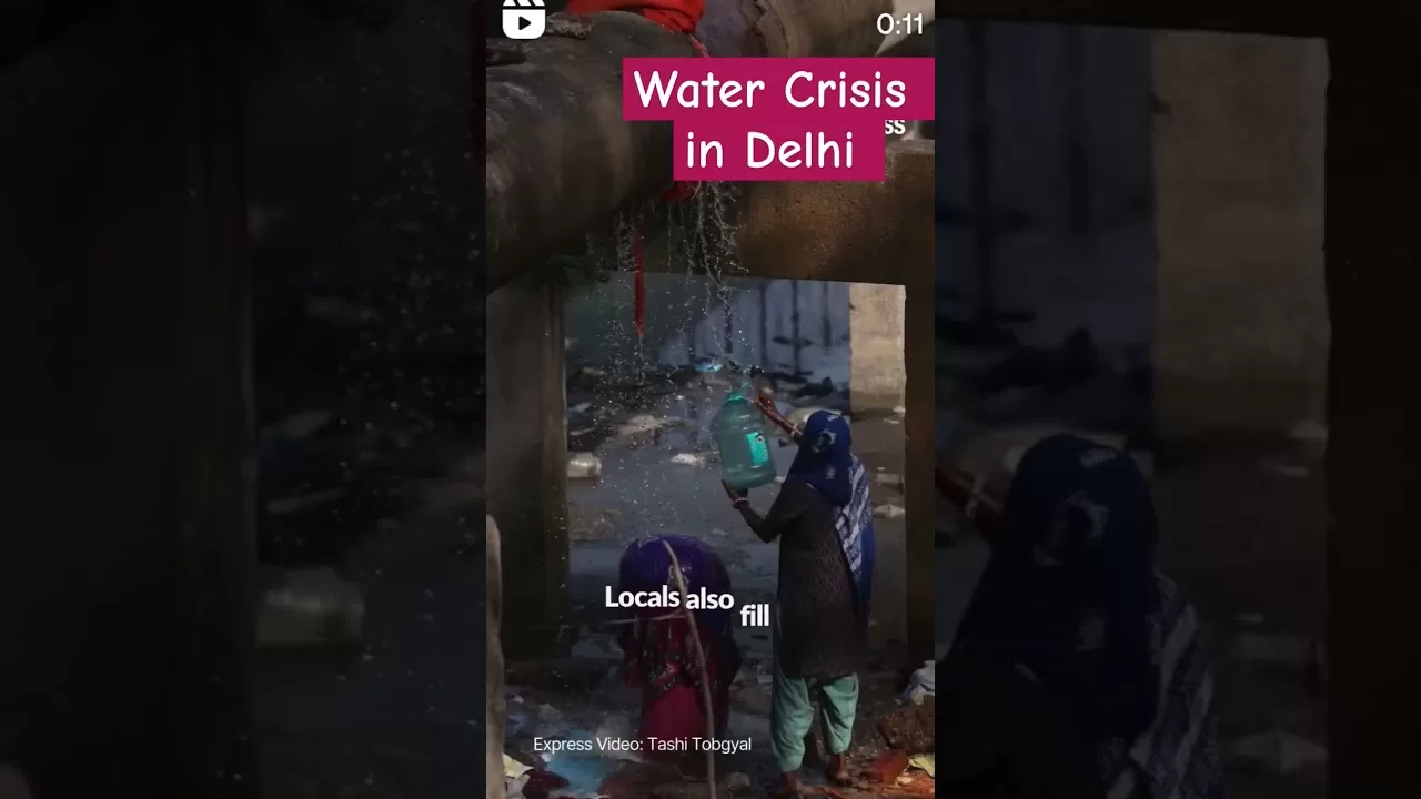 Water Crisis in Delhi #watercrisisdelhi #watercrisis #viral #shorts