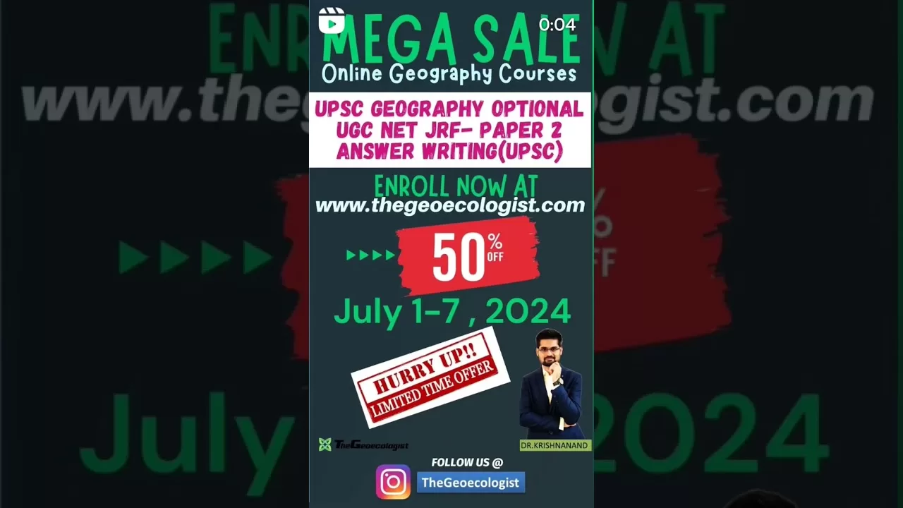 Best Geography Optional Online Course #upsc #viral #shorts