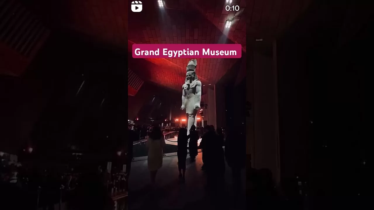 Grand Egyptian Museum(Giza Museum) #gizapyramid #egyptian  #viral  #shorts