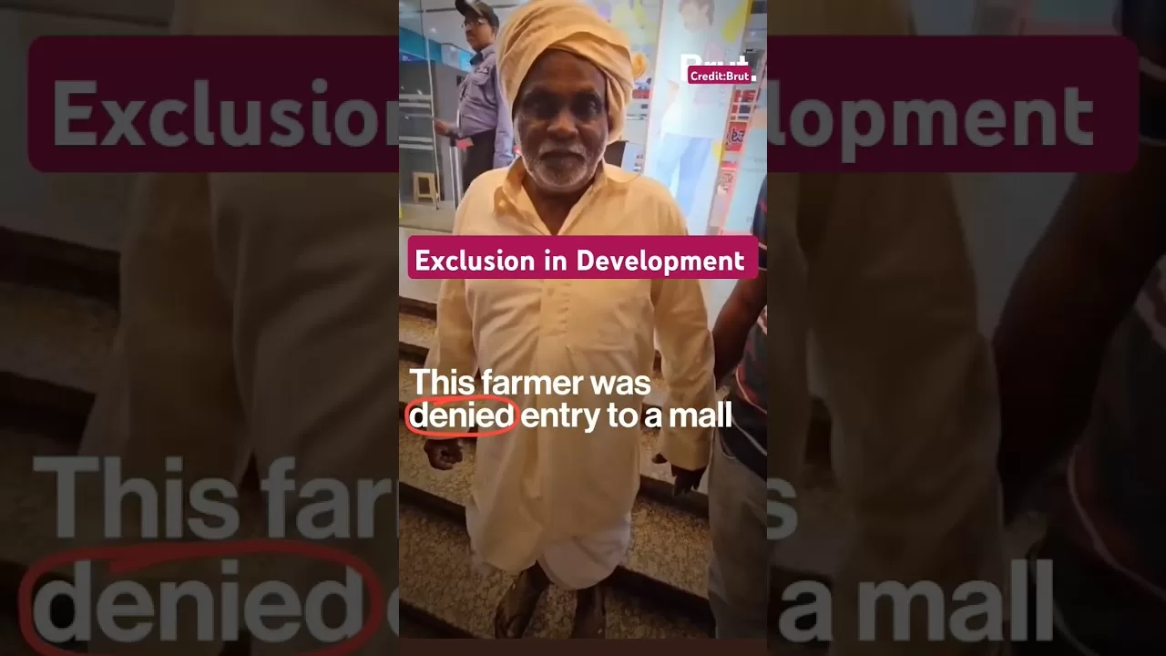 Social Exclusion : Farmer denied entry in the Mall #viral #shorts