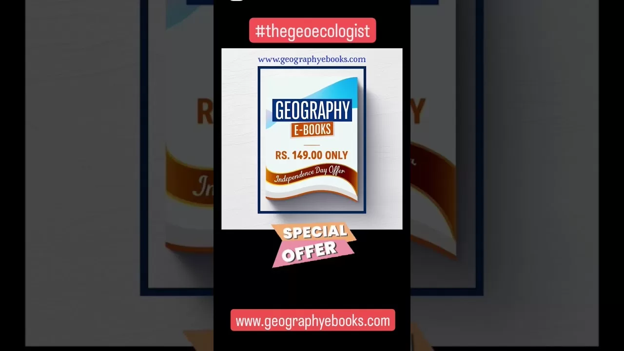 Best geography study materials for upsc #ebooks #geographyoptional #viralvideo #shorts