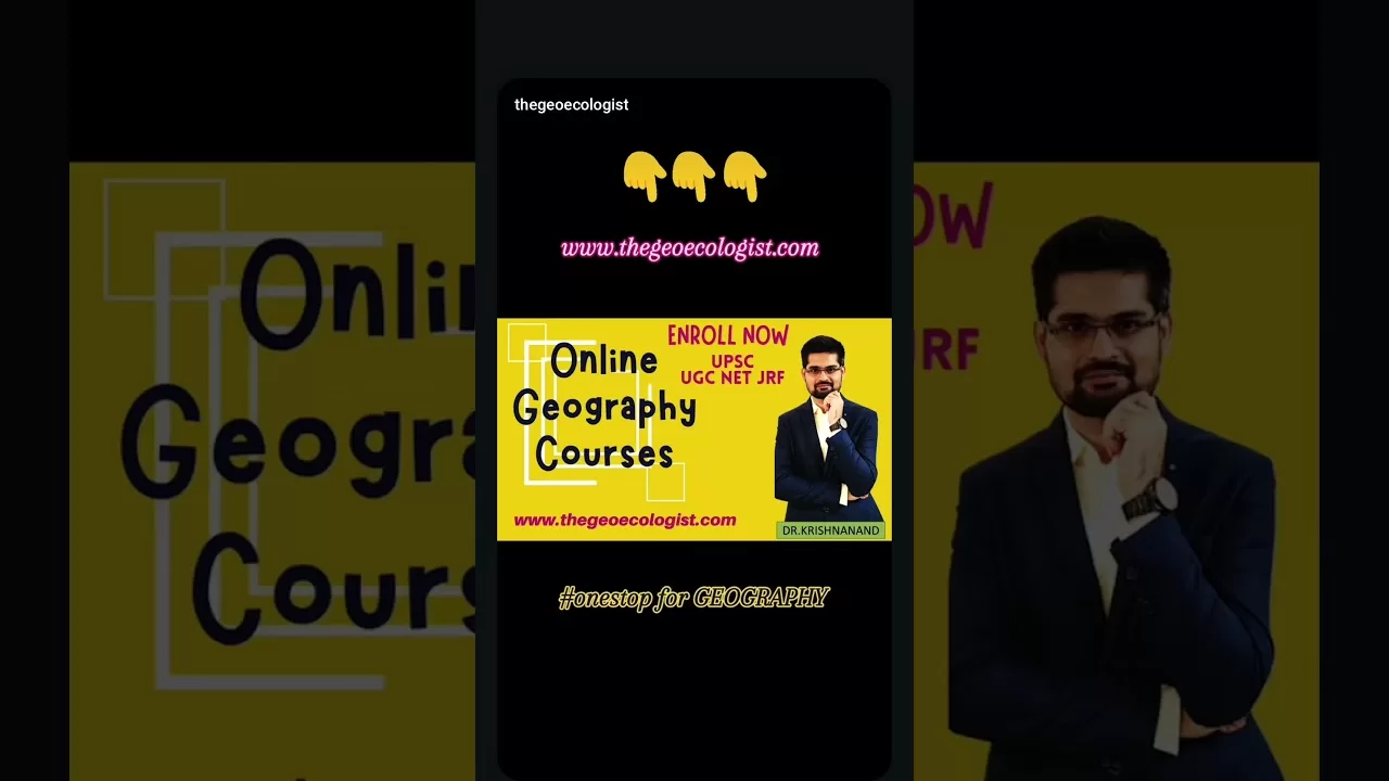 Geography optional course #upsc #shorts