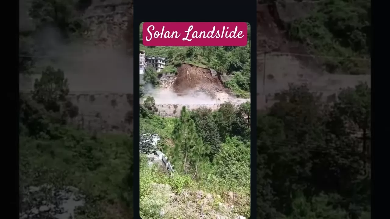 Solan Landslide #landslide #disasters #vulnerability #shorts