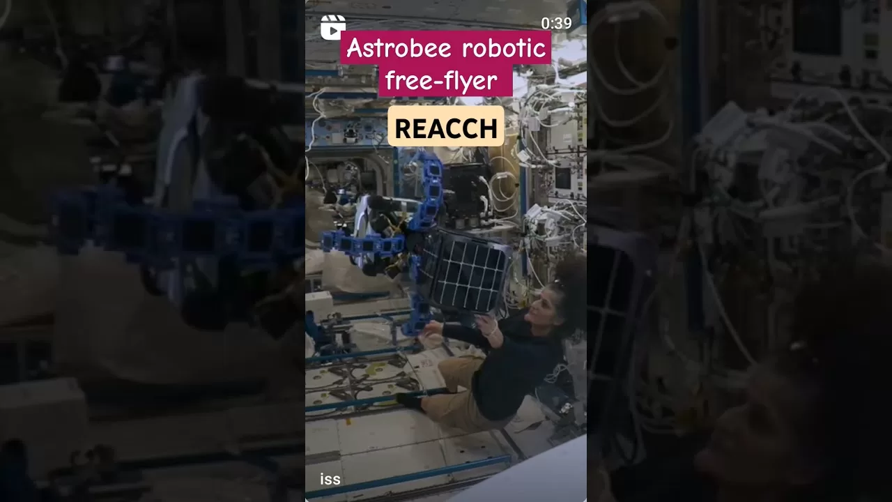 Astrobee robotic free-flyer -Reacch #sunitawilliams #iss #nasa # ...