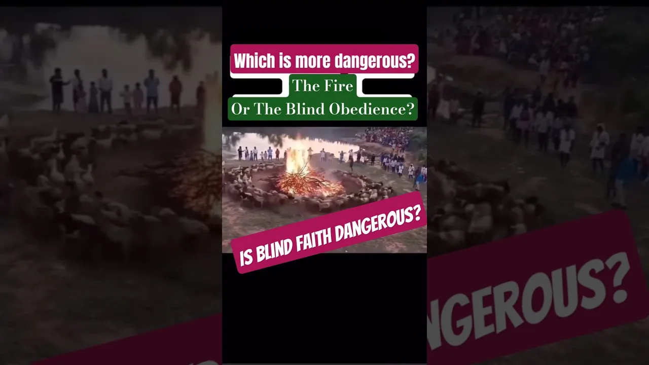 Is blind faith dangerous blindfaith blindbeliefs behavioranalysis 