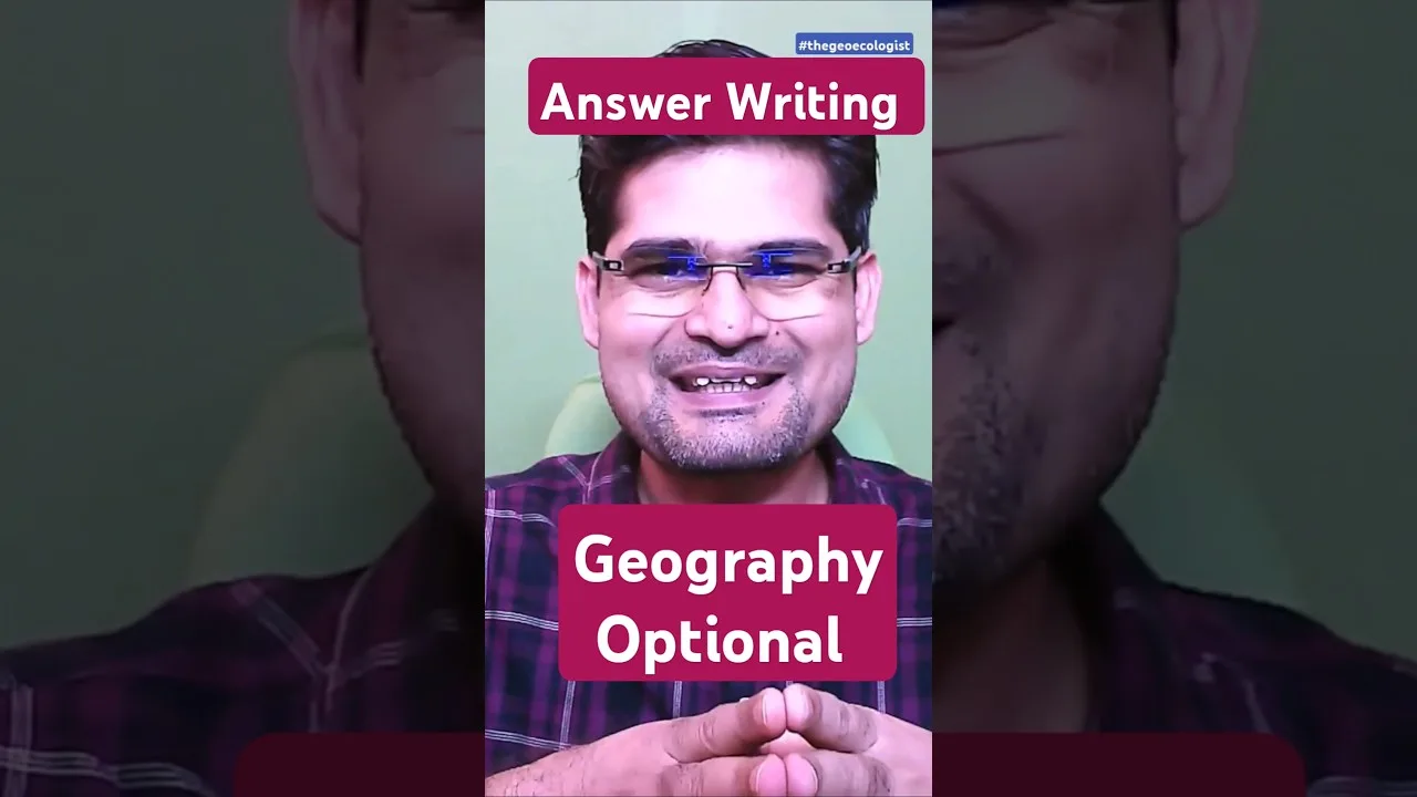 Geography optional answer writing - test series #thegeoecologist #upsc ...